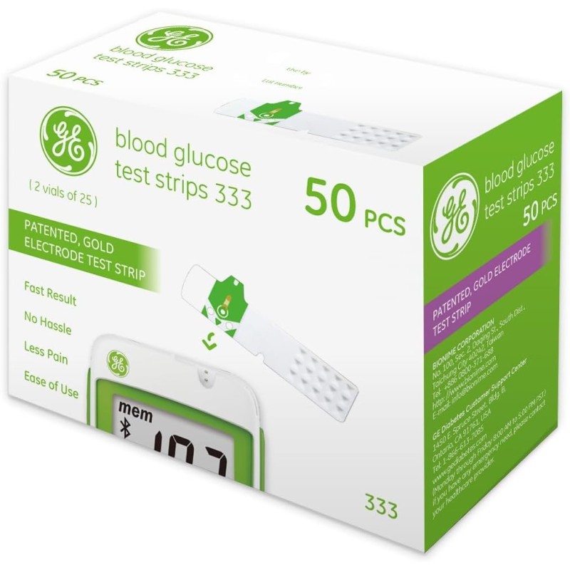 Blood Glucose Test Strips x50 | Faso Médico Tech