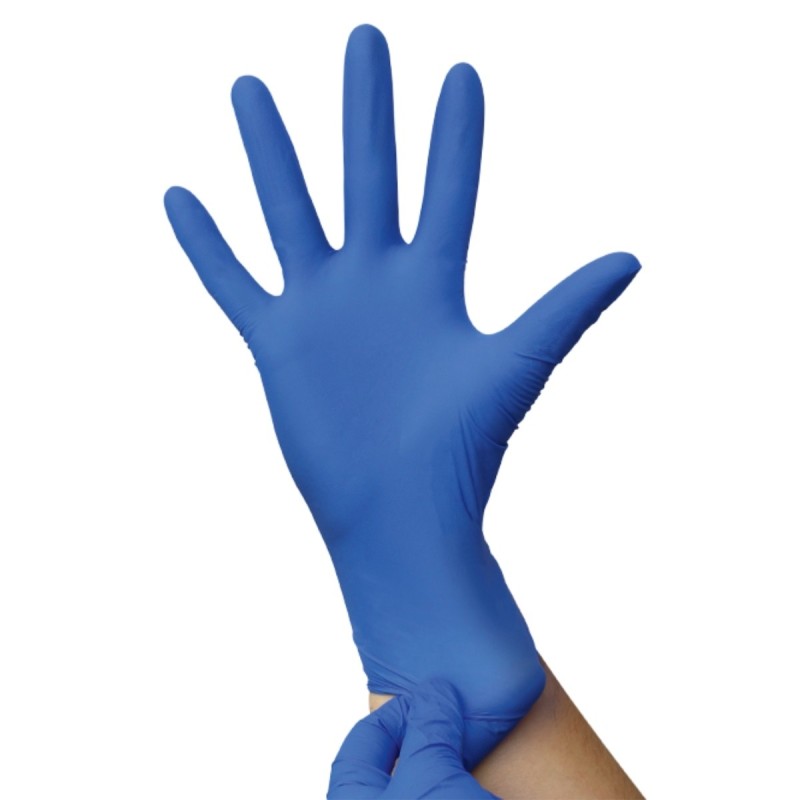 Nitrile Gloves Powder-Free x100 | Faso Médico Tech